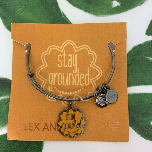 Alex and Ani Jewelry - Alex and Ani Stay Grounded Charm Bangle Bracelet